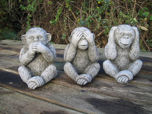 KA76 Hear No Evil Monkeys KA76 Hear No Evil Monkeys